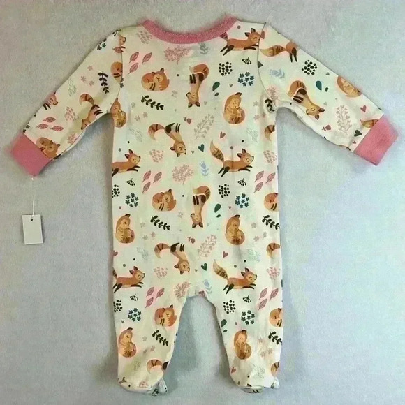 Koala Baby Sleepers Lot of 2 NWT 0-3 months 100% Cotton Infant Girls - Picture 9 of 11